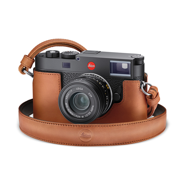 Leica Leather Half Case M11 Protector - Cognac