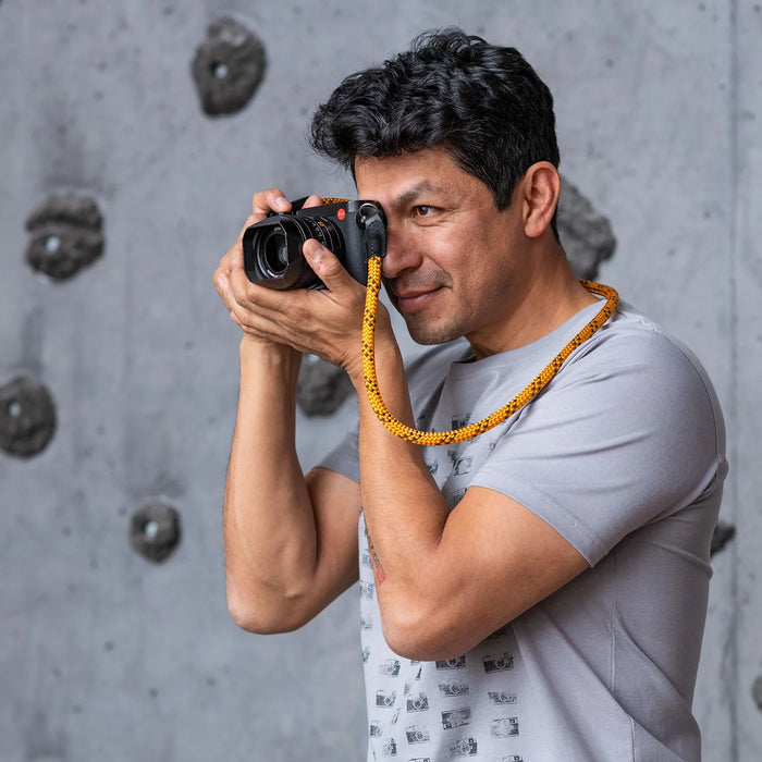 Cooph Rope Camera Strap with Split Ring, 45.3" (115cm) - Duotone Honey