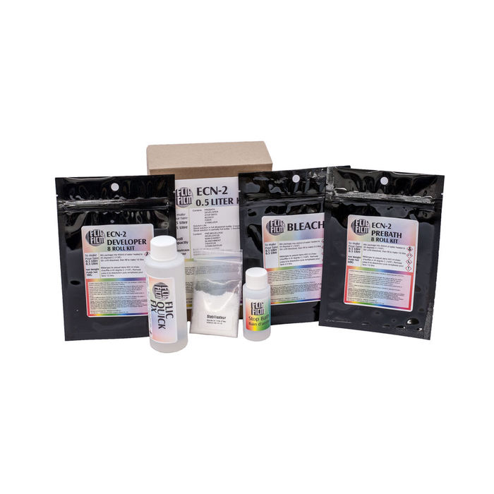 Flic Film ECN-2 Processing Kit for 8 Rolls of Cinema Film (0.5L)