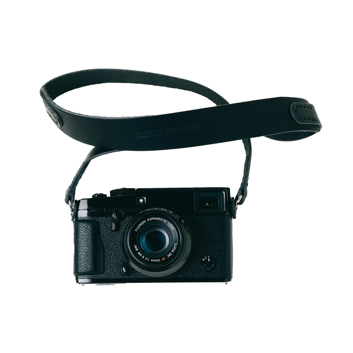 Clever Supply Traditional Camera Strap with Split Ring, 40" - Black