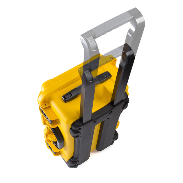 Nanuk 935 Wheeled Pro Photo Kit Protective Case with Padded Dividers & Lid Organizer - Yellow