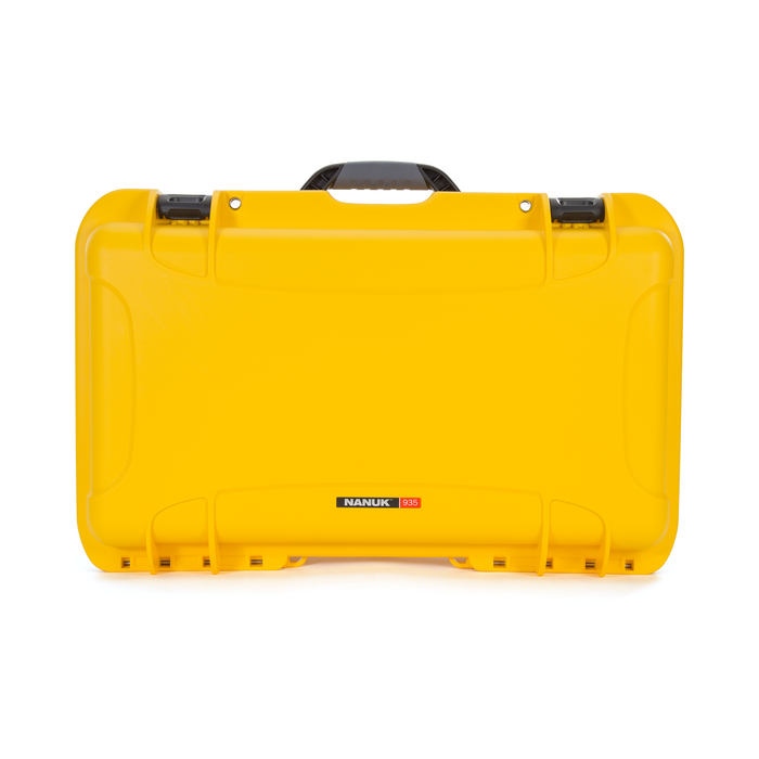 Nanuk 935 Wheeled Pro Photo Kit Protective Case with Padded Dividers & Lid Organizer - Yellow