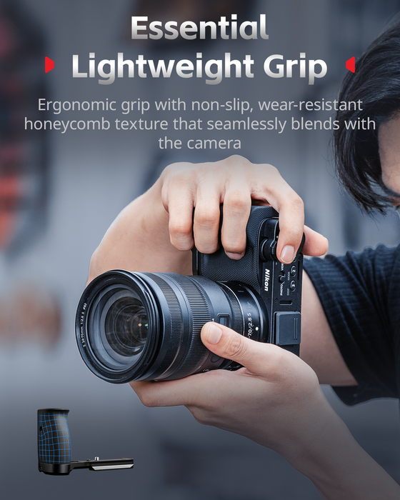 SmallRig L-Shaped Mount Plate with Silicone Handle for Nikon ZR 5466