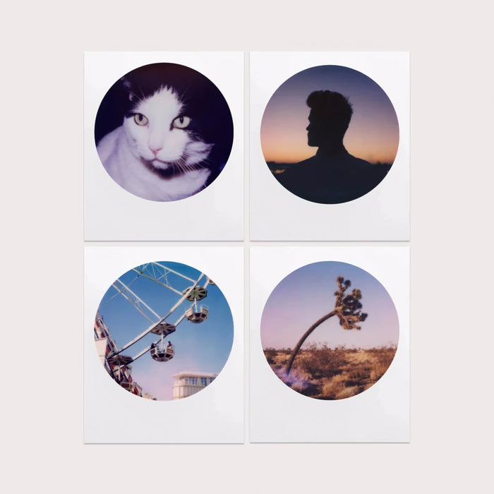 Polaroid Color 600 Film, Round Frame Edition - 8 Exposures
