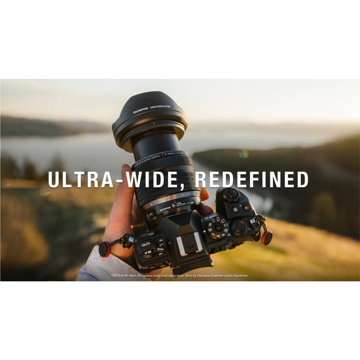 OM System M.Zuiko Digital ED 8-25mm f/4 PRO Lens
