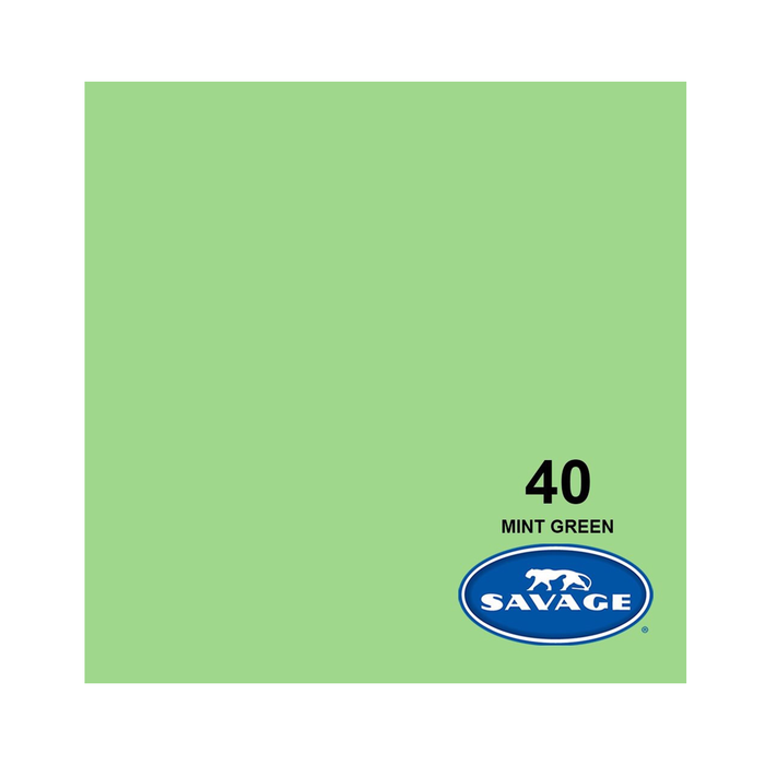 Savage #40 Mint Green Seamless Background Paper 86" x 36' - In Store Pick Up Only