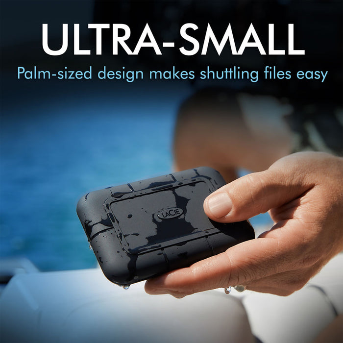 LaCie 2TB Rugged SSD Pro USB-C Thunderbolt 3 External Solid State Drive