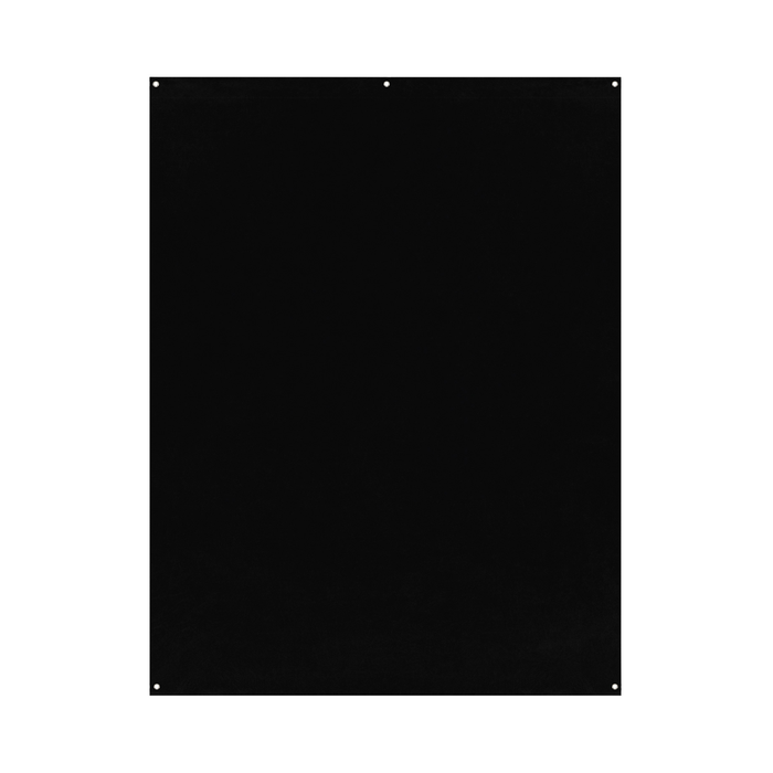 Westcott X-Drop Wrinkle-Resistant Backdrop, 5' x 7' - Rich Black