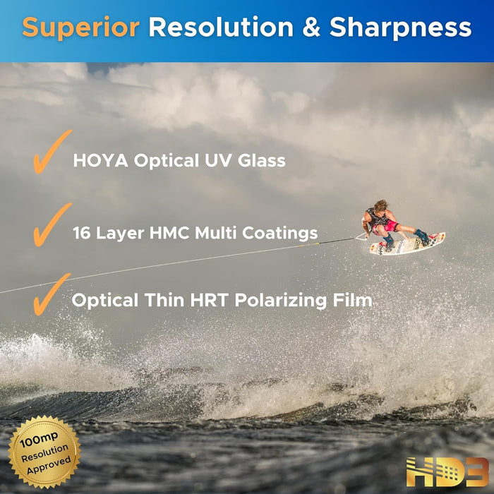 Hoya 58mm HD3 Circular HRT Polarizer Filter
