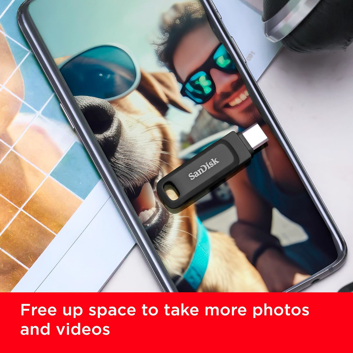 SanDisk 64GB Ultra Dual Drive Go USB Type-C 2-in-1 Flash Drive