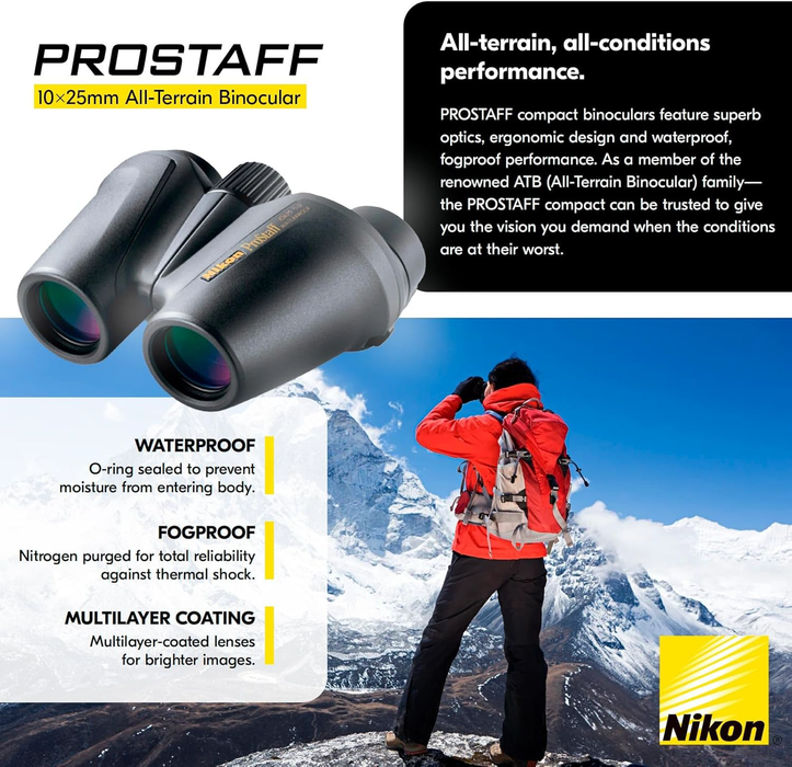 Nikon PROSTAFF 10x25 ATB Binoculars