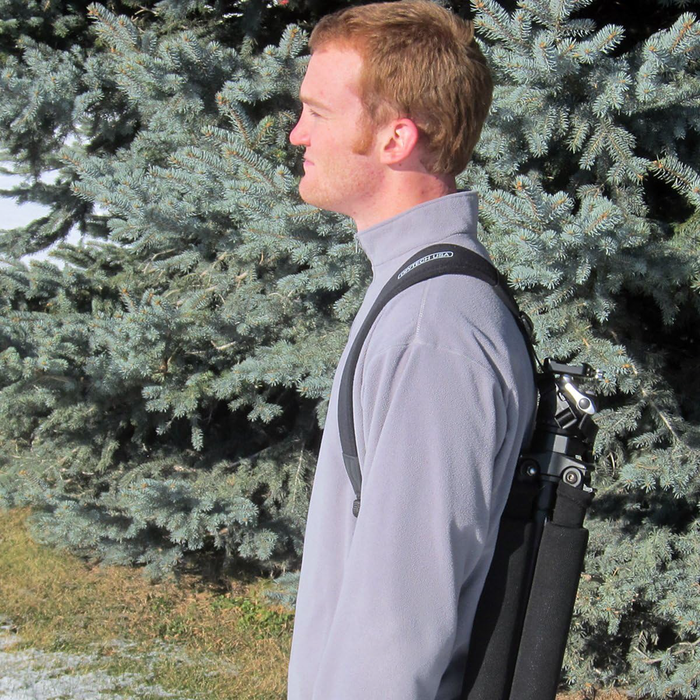 Op/Tech Tripod Strap with Webbing Loops & Quick Disconnects (Original), 19.5-49" - Black