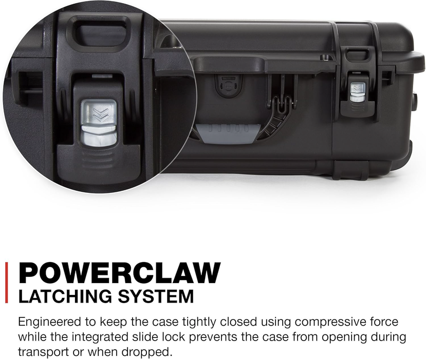 Nanuk R 935 Wheeled Pro Photo Kit Protective Case with Padded Dividers & Lid Organizer - Black