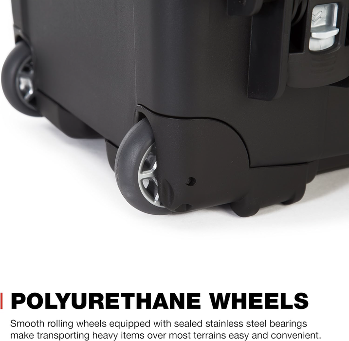 Nanuk R 935 Wheeled Pro Photo Kit Protective Case with Padded Dividers & Lid Organizer - Black