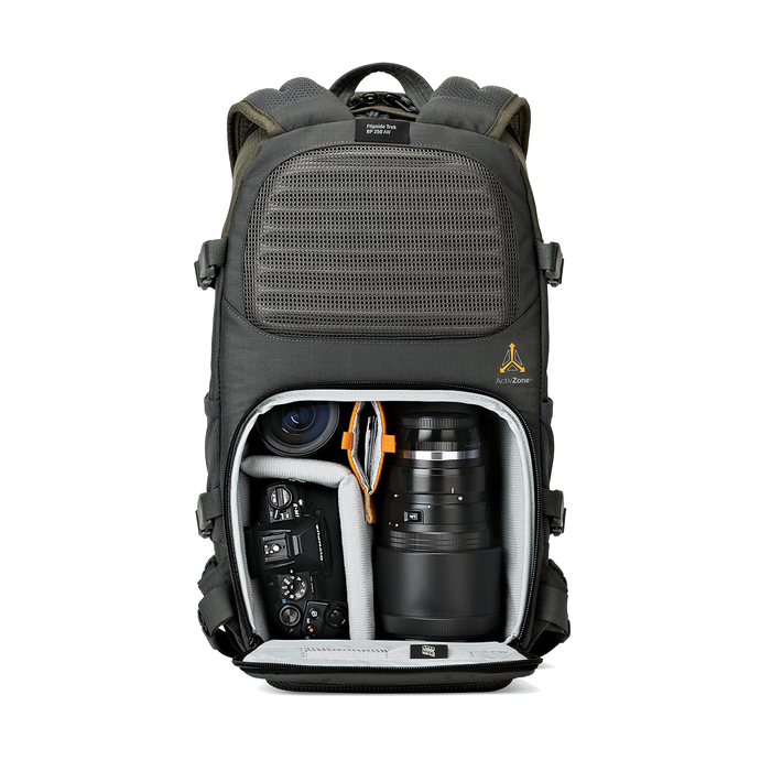 LowePro Flipside Trek BP 250 AW 12L Backpack - Gray/Dark Green