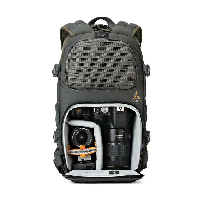 LowePro Flipside Trek BP 250 AW 12L Backpack - Gray/Dark Green