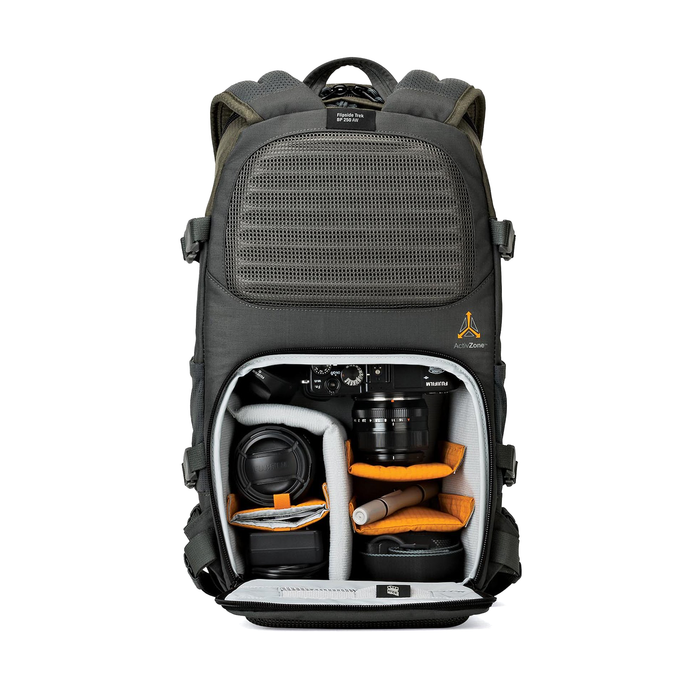 LowePro Flipside Trek BP 250 AW 12L Backpack - Gray/Dark Green