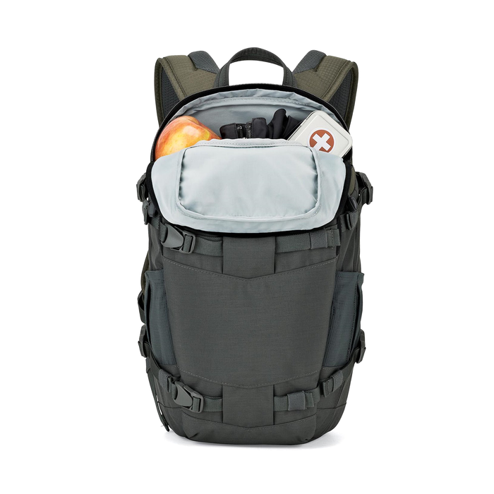 LowePro Flipside Trek BP 250 AW 12L Backpack - Gray/Dark Green