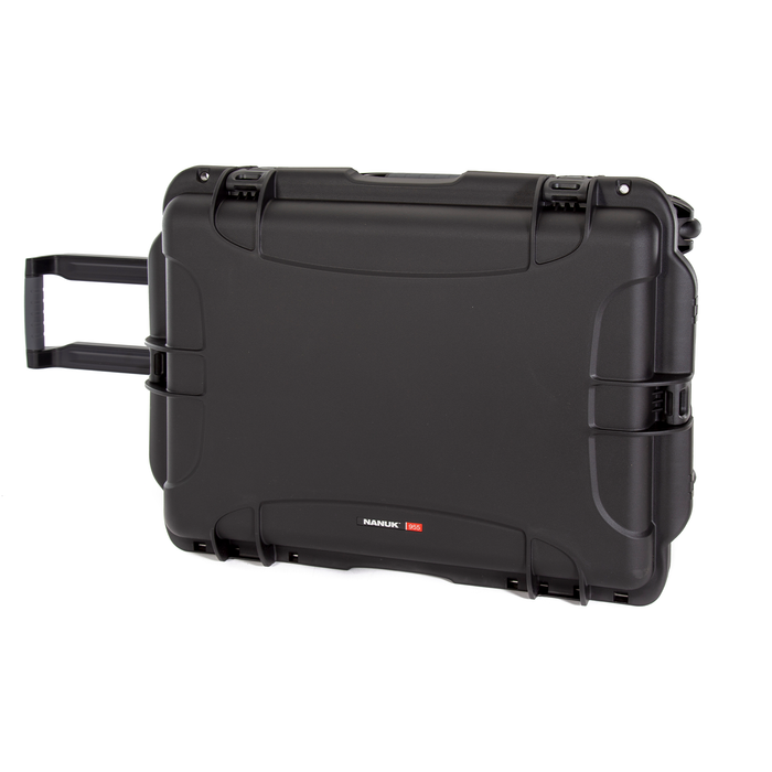 Nanuk 955 Wheeled Pro Photo Kit Protective Case with Padded Dividers & Lid Organizer - Black