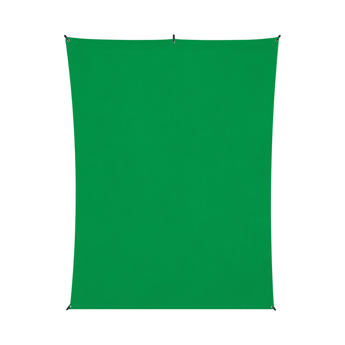 Westcott X-Drop Wrinkle-Resistant Backdrop Kit, 5' x 7' - Chroma-Key Green Screen