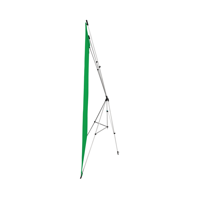 Westcott X-Drop Wrinkle-Resistant Backdrop Kit, 5' x 7' - Chroma-Key Green Screen