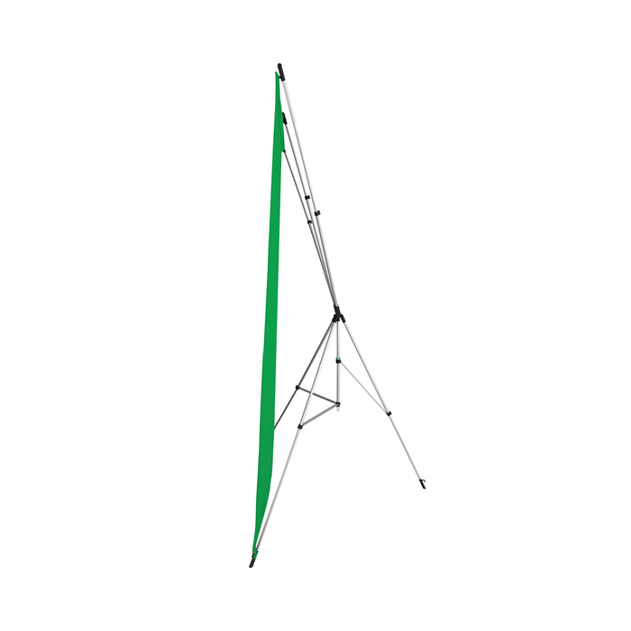 Westcott X-Drop Wrinkle-Resistant Backdrop Kit, 5' x 7' - Chroma-Key Green Screen