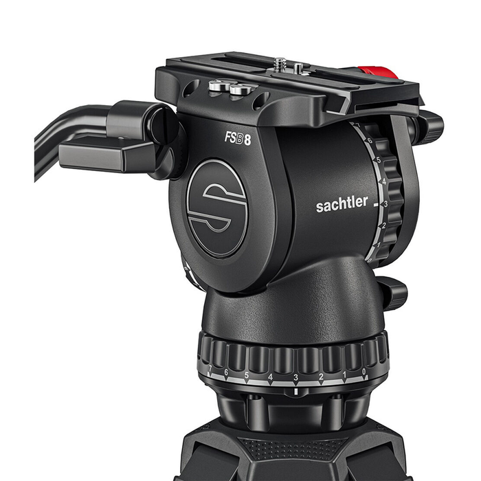 Sachtler FSB8 Mk II Fluid Head with Sideload Camera Plate & Pan Bar
