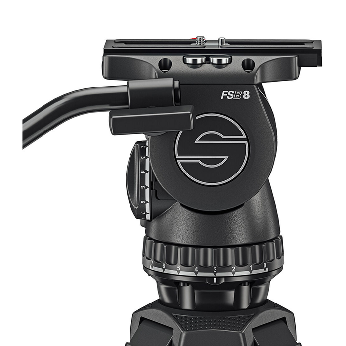Sachtler FSB8 Mk II Fluid Head with Sideload Camera Plate & Pan Bar