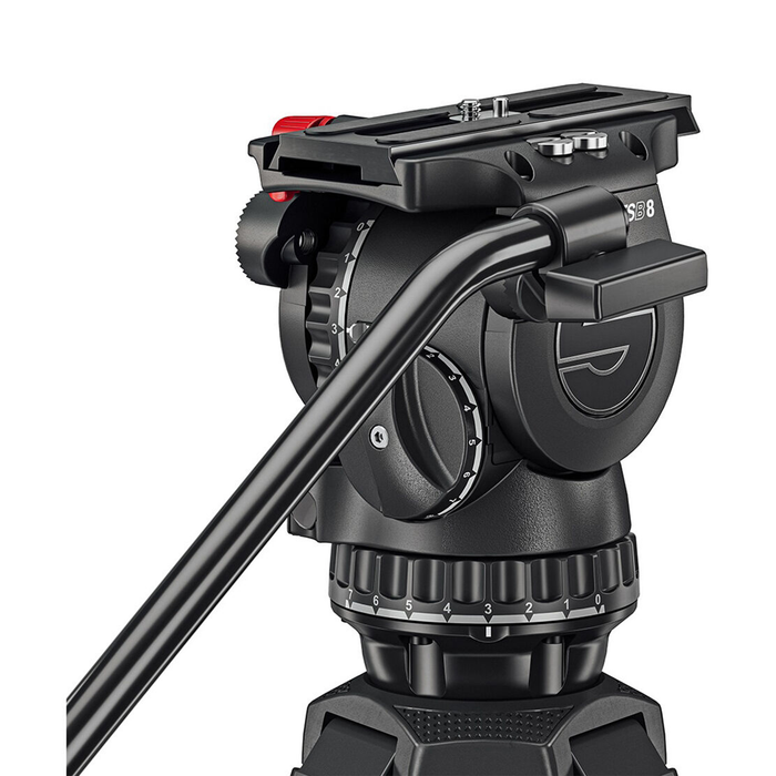 Sachtler FSB8 Mk II Fluid Head with Sideload Camera Plate & Pan Bar