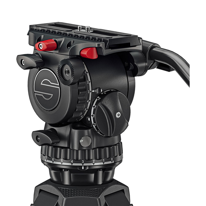 Sachtler FSB8 Mk II Fluid Head with Sideload Camera Plate & Pan Bar
