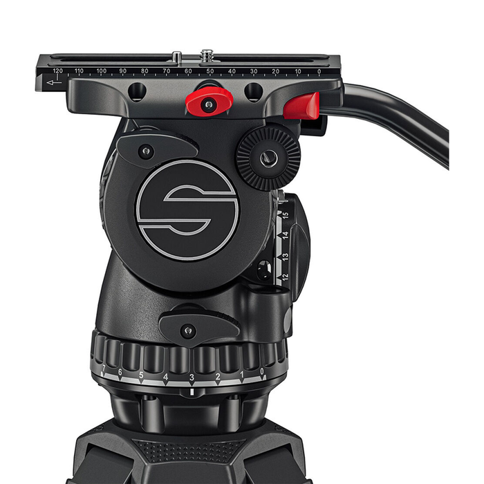 Sachtler FSB8 Mk II Fluid Head with Sideload Camera Plate & Pan Bar