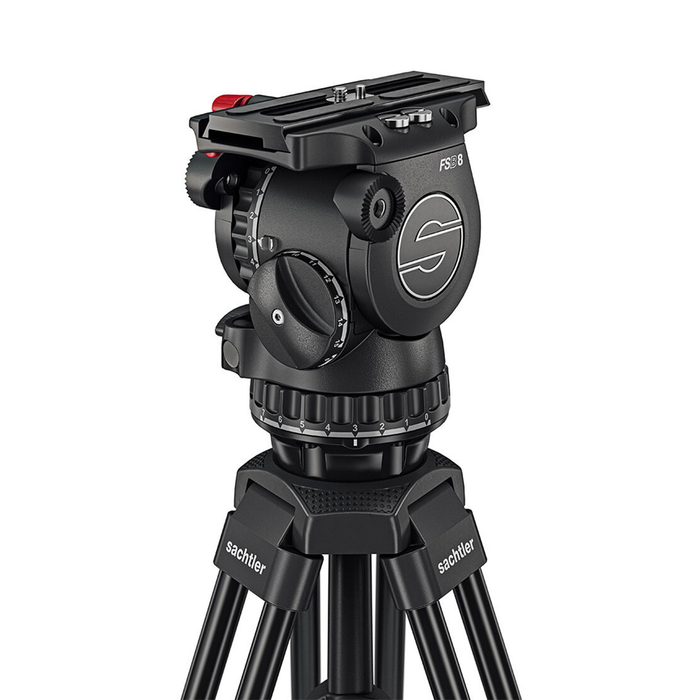 Sachtler FSB8 Mk II Fluid Head with Sideload Camera Plate & Pan Bar