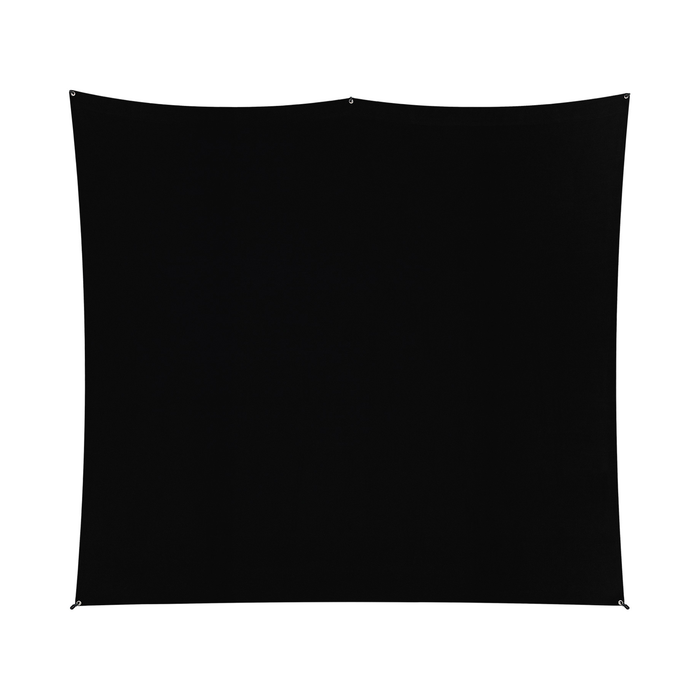 Westcott X-Drop Pro Wrinkle-Resistant Backdrop Kit, 8' x 8' - Rich Black