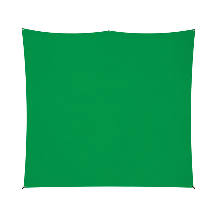 Westcott X-Drop Pro Wrinkle-Resistant Backdrop Kit, 8' x 8' - Chroma-Key Green Screen