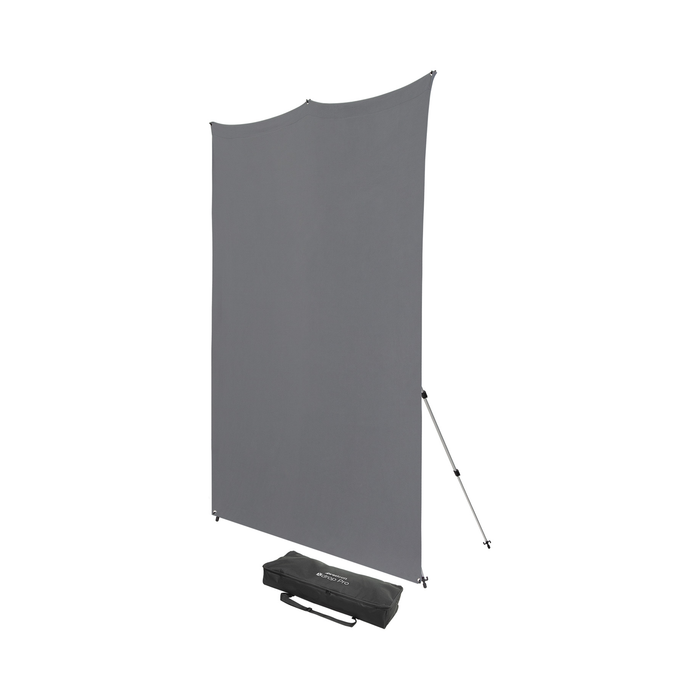 Westcott X-Drop Pro Wrinkle-Resistant Backdrop Kit, 8' x 8' - Neutral Gray