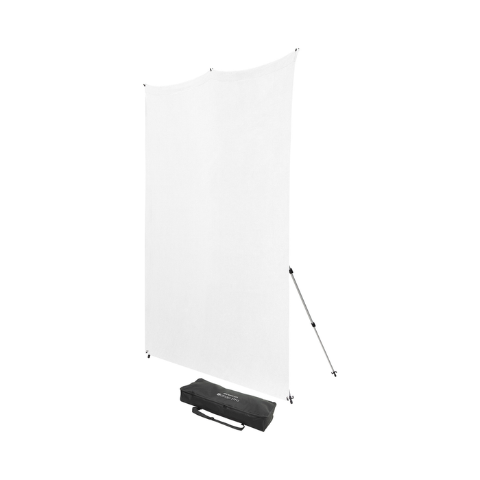 Westcott X-Drop Pro Wrinkle-Resistant Backdrop Kit, 8' x 8' - High-Key White