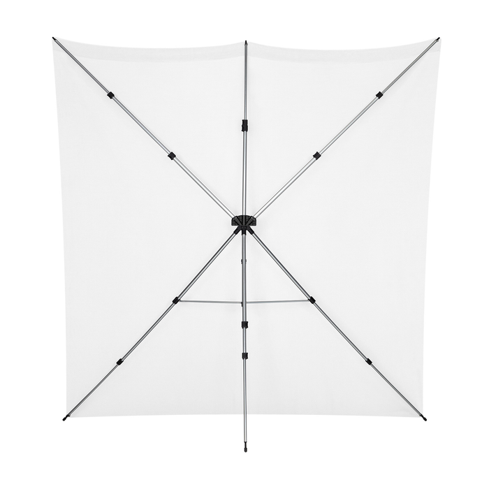 Westcott X-Drop Pro 3-Pack Wrinkle-Resistant Backdrop Kit, 8' x 8'