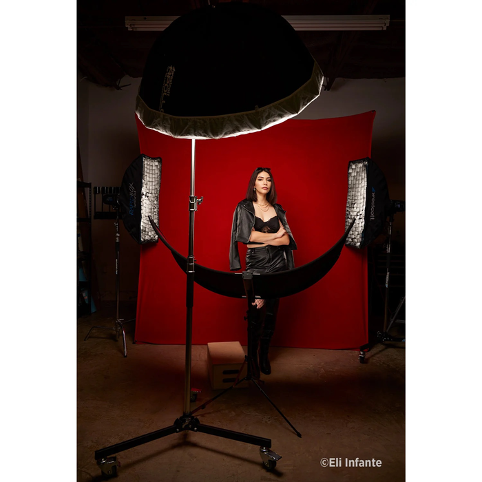 Westcott X-Drop Pro Wrinkle-Resistant Backdrop, 8' x 8' - Scarlet Red