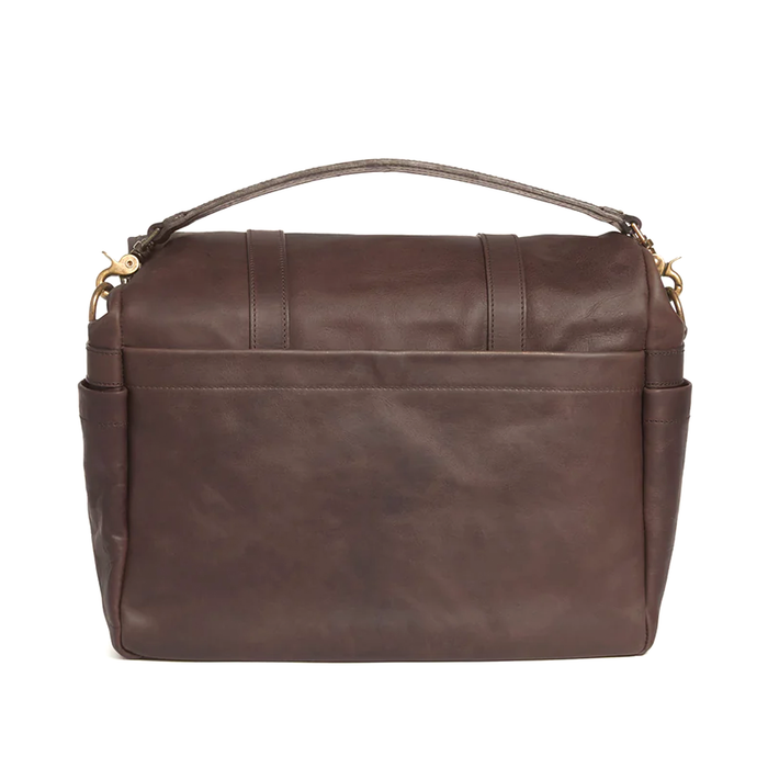 ONA Brixton Messenger Bag, Leather - Dark Truffle