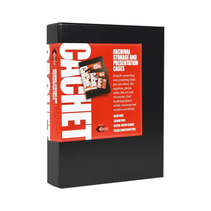 Cachet Signature Series Archival & Presentation Box, 8.5 x 11 x 2" - Black