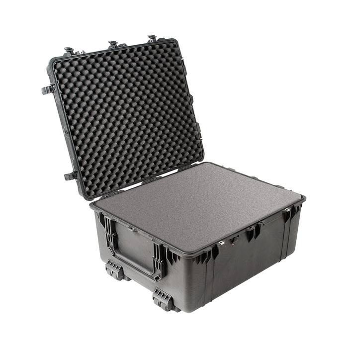 Pelican 1690 Protector Transport Case with Pick-N-Pluck Foam & Lid Foam - Black