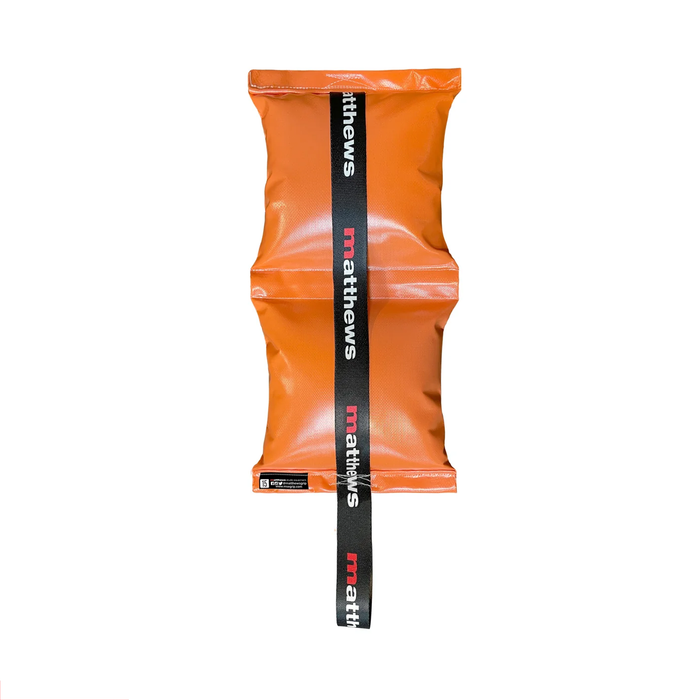 Matthews Water Repellent Sandbag, 5 lb - Orange
