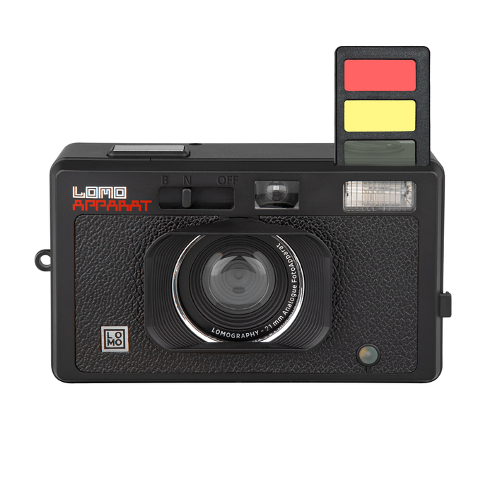 Lomography LomoApparat 21mm Wide-Angle 35mm Film Camera - Black