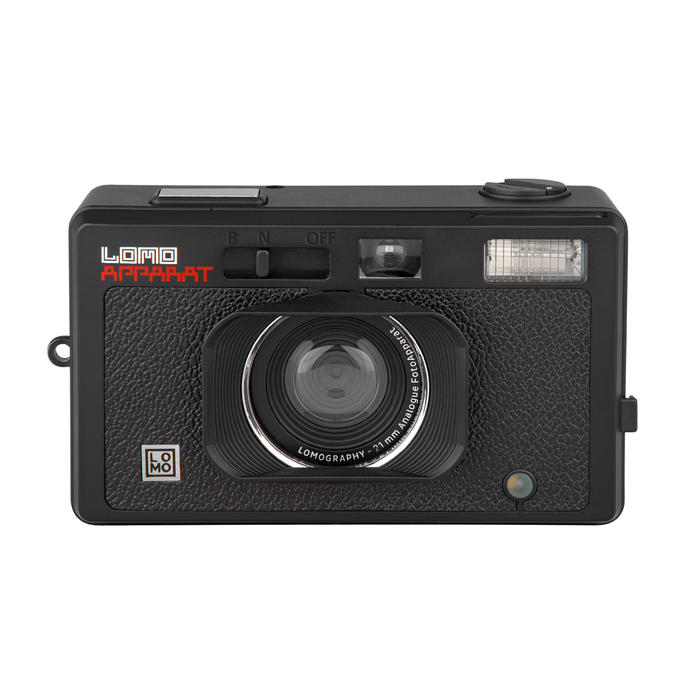 Lomography LomoApparat 21mm Wide-Angle 35mm Film Camera - Black