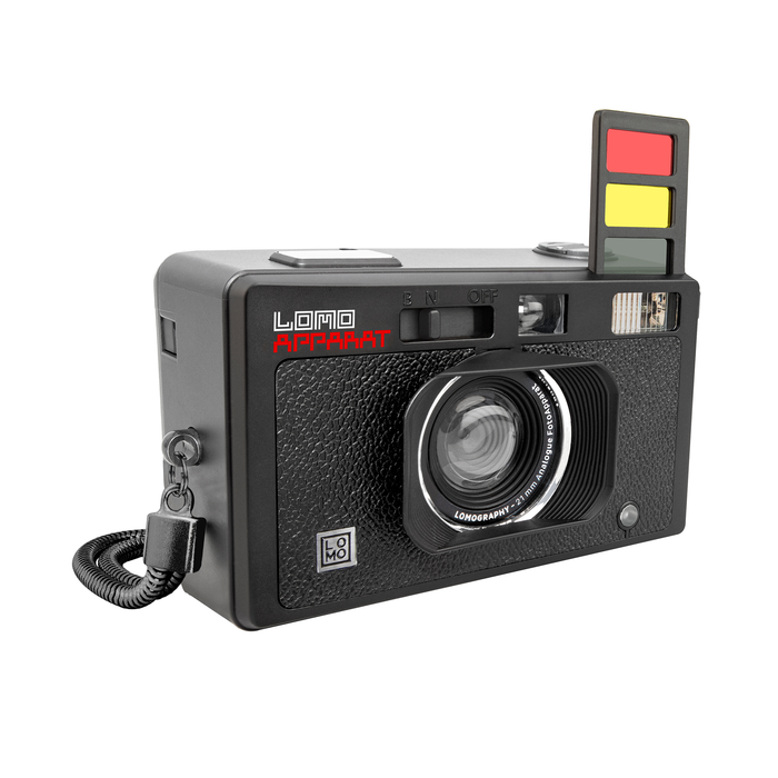 Lomography LomoApparat 21mm Wide-Angle 35mm Film Camera - Black