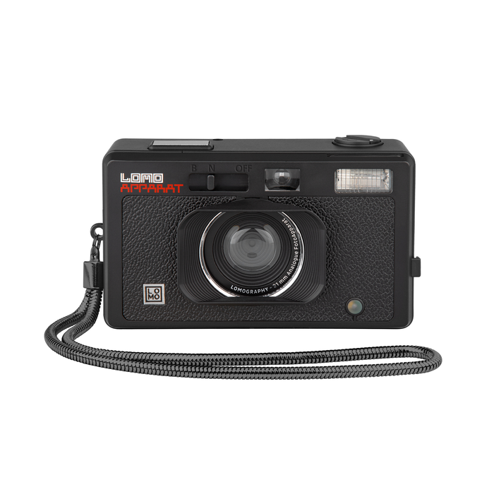 Lomography LomoApparat 21mm Wide-Angle 35mm Film Camera - Black