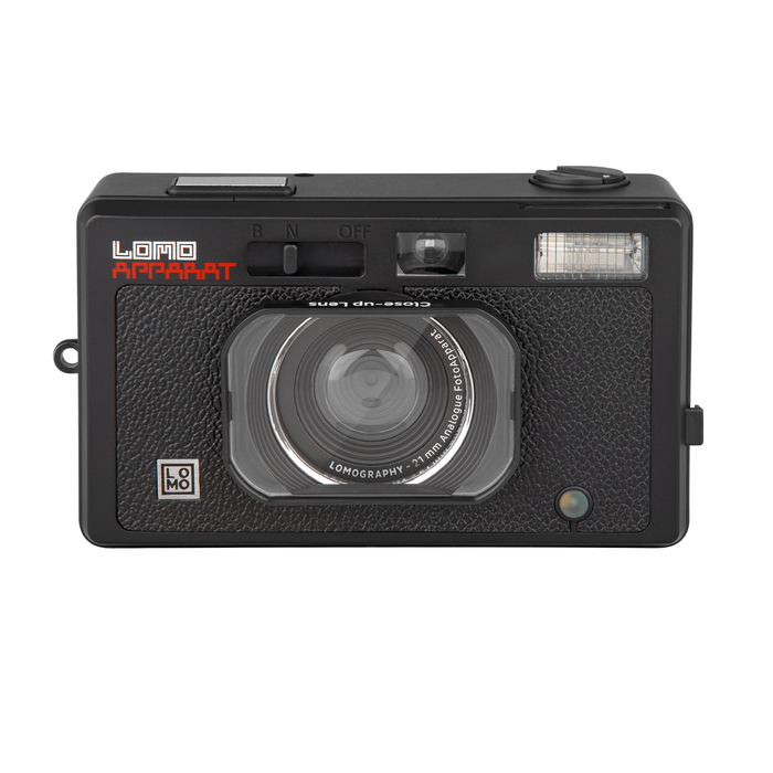 Lomography LomoApparat 21mm Wide-Angle 35mm Film Camera - Black