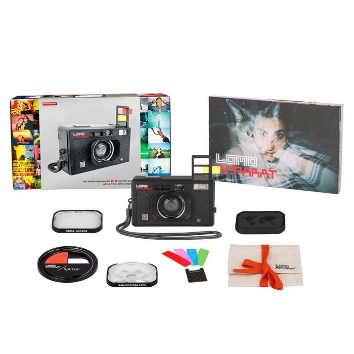 Lomography LomoApparat 21mm Wide-Angle 35mm Film Camera - Black