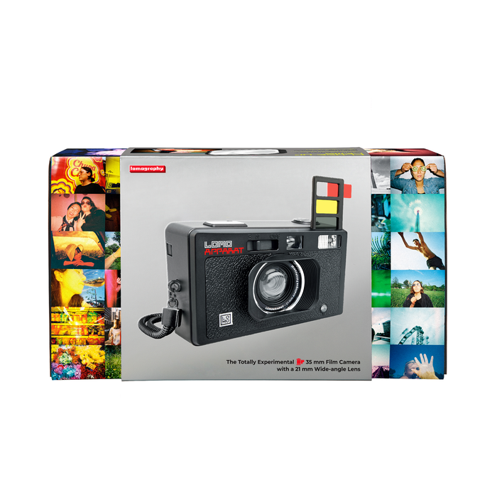 Lomography LomoApparat 21mm Wide-Angle 35mm Film Camera - Black