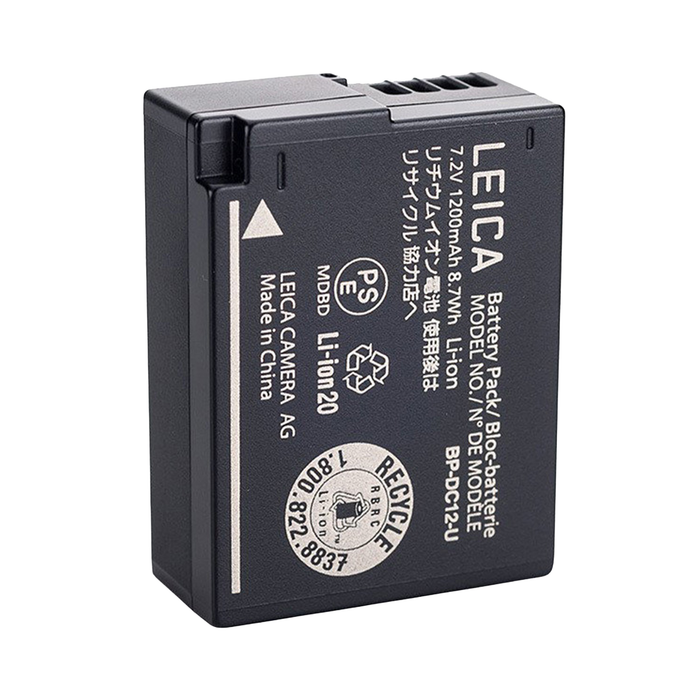 Leica Lithium-Ion Battery BP-DC12 for Q (Typ 116), CL, V-Lux 5, V-Lux (Typ 114)